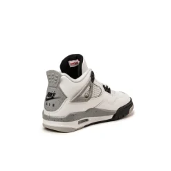 Jordan Sneakers Montantes|Sneakers En Cuir*Nike Air 4 Retro *White Cement* *PS* Summit White / Fire Red / Tech Grey / Black