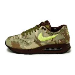 Nike Chaussures De Running Retro*Air Max 1 '86 *Big Bubble* Earth / Light Lemon Twist / Oil Green / Black