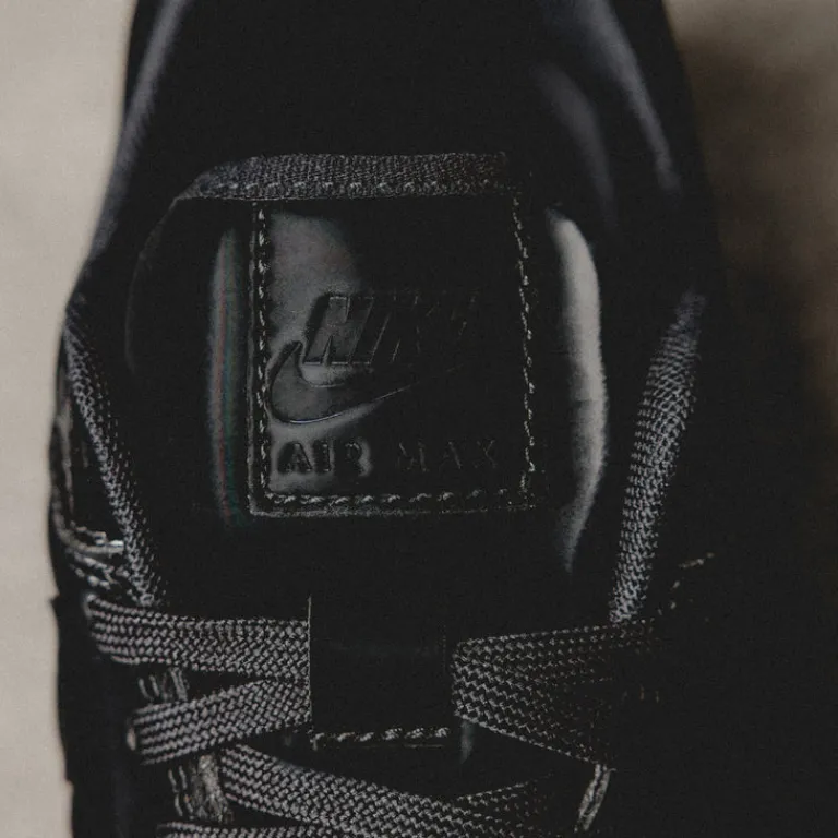 Nike Sneakers En Cuir|Chaussures De Running Retro*Air Max 1 '86 OG *Big Bubble* *Black Cat* Black / Black / Black