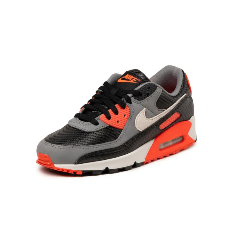 Nike Sneakers En Cuir|Chaussures De Running Retro*Air Max 90 PRM *Carbon Fibre* Black / Photon Dust / Cool Grey