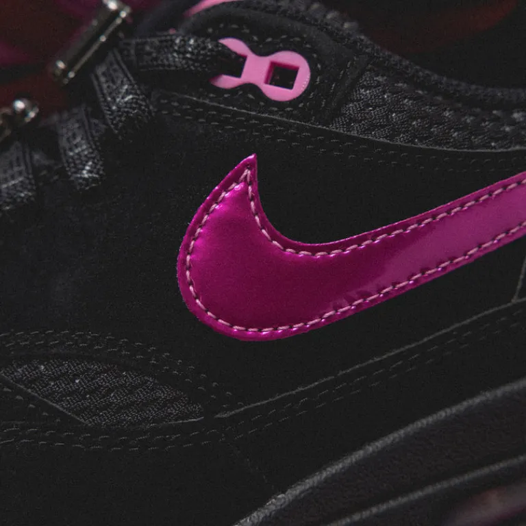 Nike Sneakers En Cuir|Chaussures De Running Retro*Air Max 1 PRM *Valentine´s Day* Black / Playful Pink / University Red