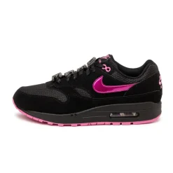 Nike Sneakers En Cuir|Chaussures De Running Retro*Air Max 1 PRM *Valentine´s Day* Black / Playful Pink / University Red