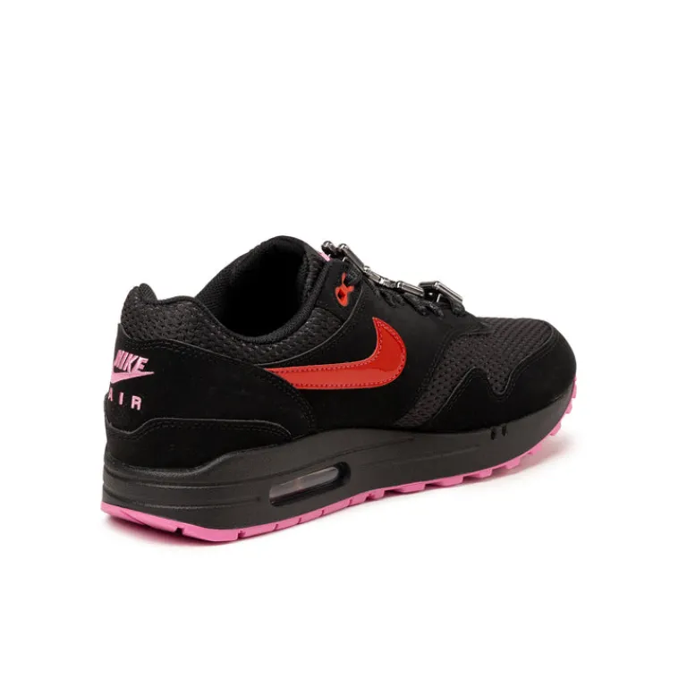 Nike Sneakers En Cuir|Chaussures De Running Retro*Air Max 1 PRM *Valentine´s Day* Black / Playful Pink / University Red