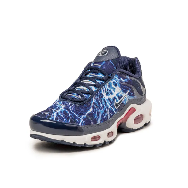 Nike Sneakers Végétaliens|Chaussures De Running Retro*Air Max Plus *Eclair Lightning* Midnight Navy / Midnight Navy / Salsa Red