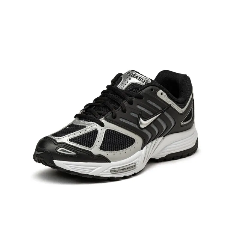 Nike Sneakers En Cuir|Chaussures De Running Retro*Air Pegasus 2005 Black / Metallic Silver / Iron Grey / White