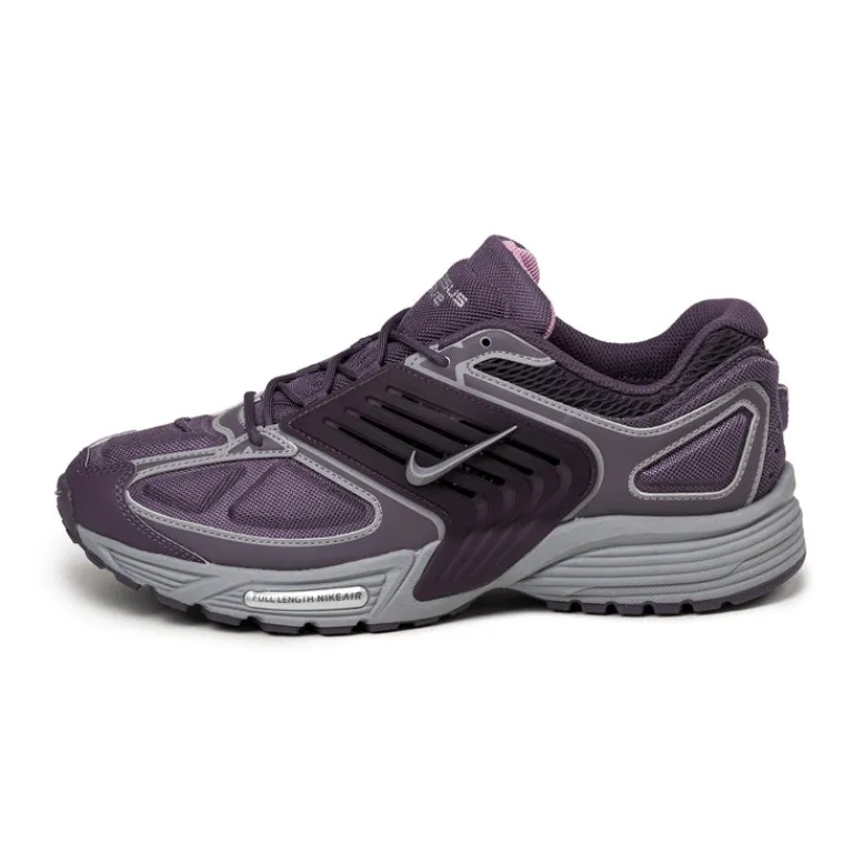 Nike Sneakers En Cuir|Chaussures De Running Retro*Air Pegasus Wave Dark Raison / Cement Grey / Metallic Silver