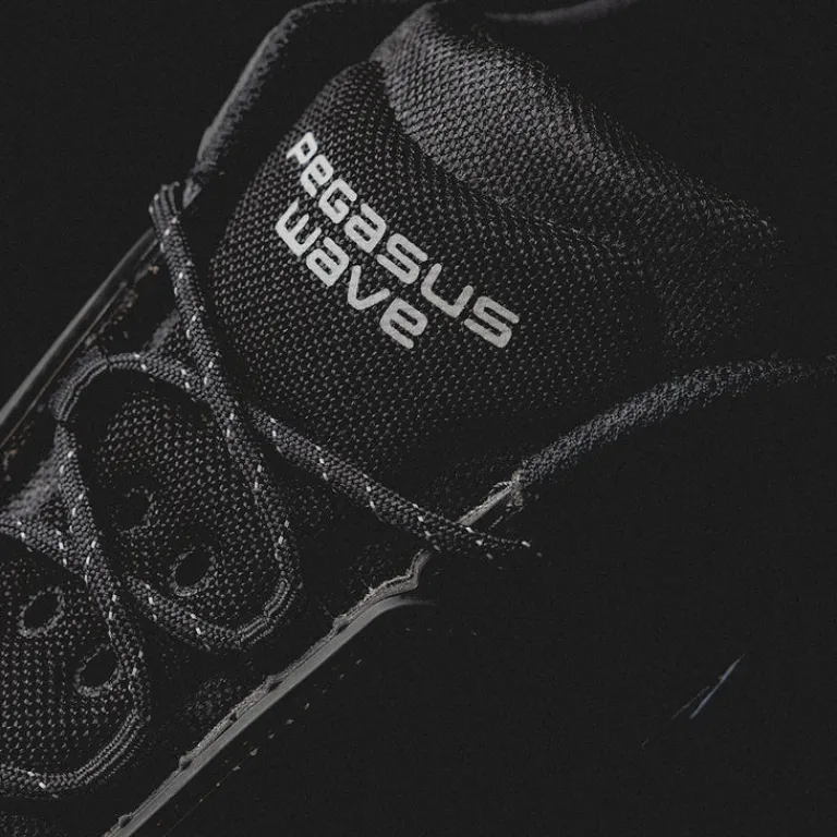 Nike Sneakers En Cuir|Chaussures De Running Retro*Air Pegasus Wave Black / Black / Anthracite / Cyber