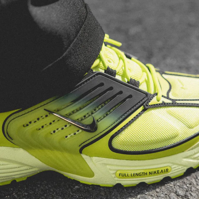 Nike Sneakers En Cuir|Chaussures De Running Retro*Air Pegasus Wave Light Lemon Twist / Black / Cyber