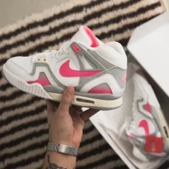 Nike Sneakers Montantes|Sneakers En Cuir*Air Tech Challenge 2 *Racer Pink* White / Racer Pink / Light Smoke Grey
