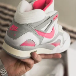Nike Sneakers Montantes|Sneakers En Cuir*Air Tech Challenge 2 *Racer Pink* White / Racer Pink / Light Smoke Grey