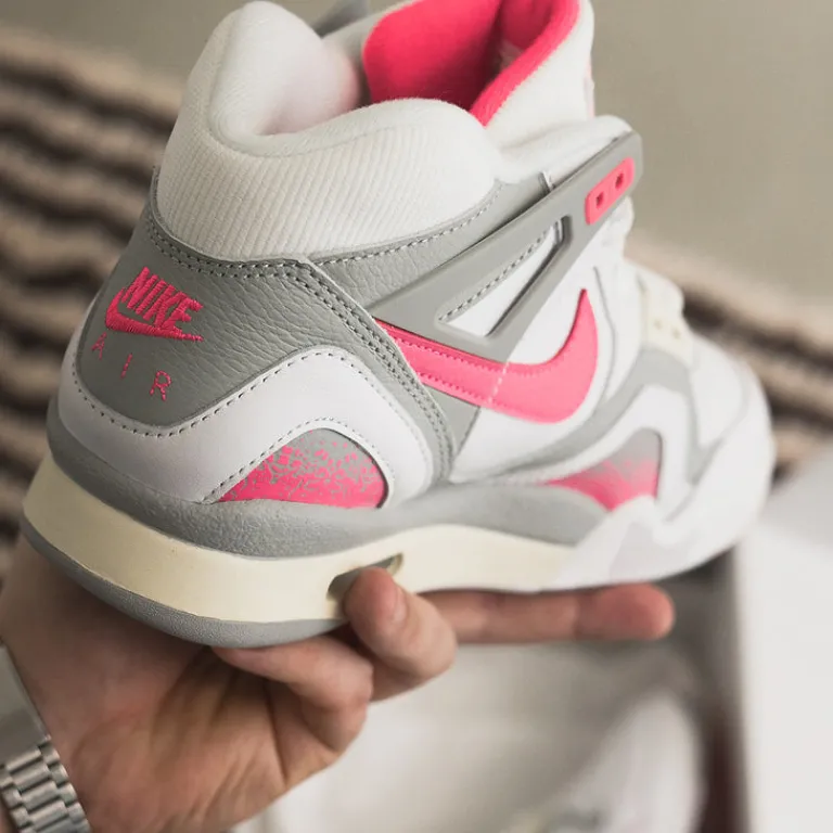 Nike Sneakers Montantes|Sneakers En Cuir*Air Tech Challenge 2 *Racer Pink* White / Racer Pink / Light Smoke Grey