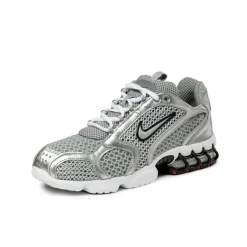 Nike Sneakers En Cuir*Air Zoom Spiridon Cage 2 Light Smoke Grey / Metallic Silver