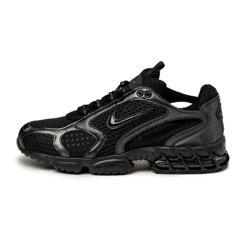 Nike Sneakers En Cuir|Chaussures De Running Retro*Air Zoom Spiridon Cage 2 Black / Black / Anthracite / Smoke