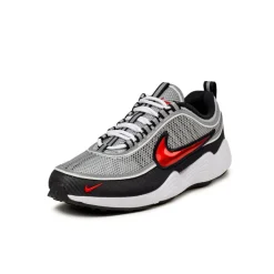Nike Sneakers En Cuir|Chaussures De Running Retro*Air Zoom Spiridon OG Metallic Silver / Sport Red / Black / White