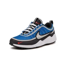 Nike Sneakers Végétaliens|Chaussures De Running Retro*Air Zoom Spiridon SP *Signal Blue* Signal Blue / Metallic Luster / Black / White
