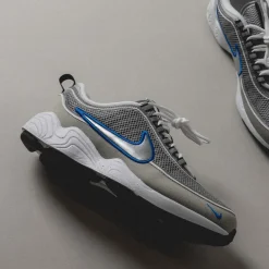Nike Sneakers Végétaliens|Chaussures De Running Retro*Air Zoom Spiridon SP Metallic Silver / Metallic Silver / White
