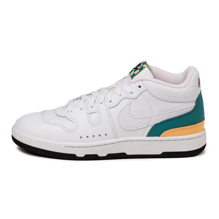 Nike Sneakers Montantes|Sneakers En Cuir*Attack *Year of the Snake* White / White / Mineral Teal / Melon Tint