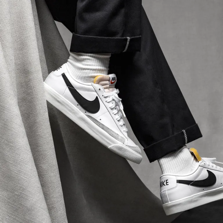 Nike Sneakers En Cuir|Sneakers Blancs*Blazer Low VNTG '77 White / Black / Sail