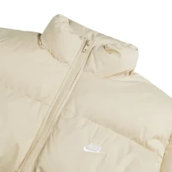 Nike Gilets*Club Puffer Jacket Sanddrift / White