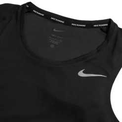 Nike Running|T-Shirts*Dri-FIT Miler Running Tank Top Black / Reflective Silver