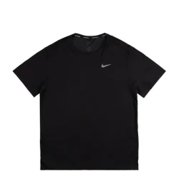 Nike Running|T-Shirts*Dri-Fit Miler UV Running Top Black / Reflective Silver
