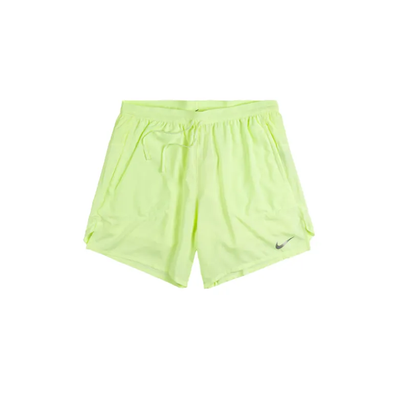 Nike Running|Shorts*Dri-FIT Stride 2-in-1 Running Shorts Barely Volt / Barely Volt / Smoke Grey