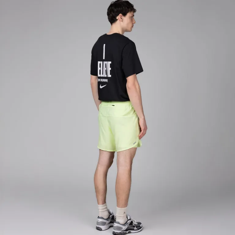 Nike Running|Shorts*Dri-FIT Stride 2-in-1 Running Shorts Barely Volt / Barely Volt / Smoke Grey