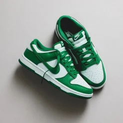 Nike Sneakers En Cuir*Dunk Low Retro White / Malachite