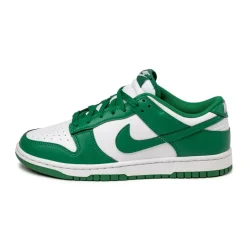 Nike Sneakers En Cuir*Dunk Low Retro White / Malachite