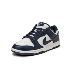 Nike Sneakers En Cuir*Dunk Low Retro White / Midnight Navy / White