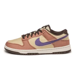 Nike Sneakers En Cuir*Dunk Low Retro SE *Denim* Dusted Clay / Dusty Amethyst / Team Gold