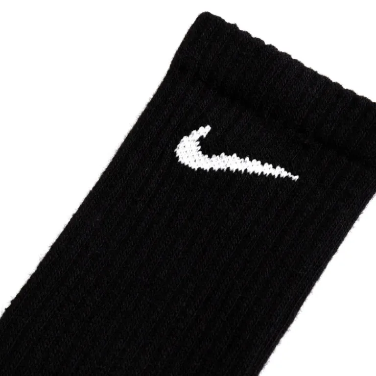 Nike Chaussettes*Everyday Cushioned Crew Socks 3 Pack Black / White
