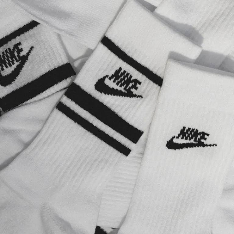Nike Chaussettes*Everyday Essential Crew Socks 3 Pack White / Black / Black