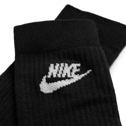 Nike Chaussettes*Everyday Essential Crew Socks 3 Pack Black / White