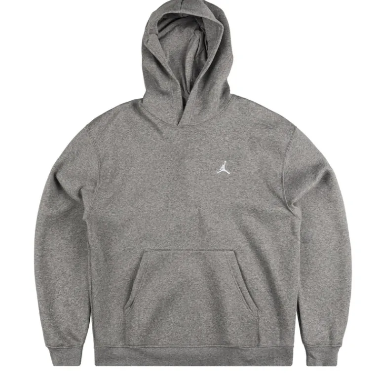 Nike Sweats À Capuche*Jordan Brooklyn Fleece Pullover Hoodie Carbon Heather / White