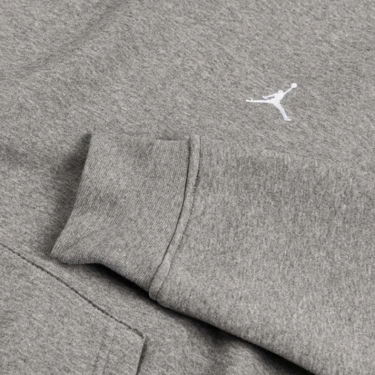 Nike Sweats À Capuche*Jordan Brooklyn Fleece Pullover Hoodie Carbon Heather / White