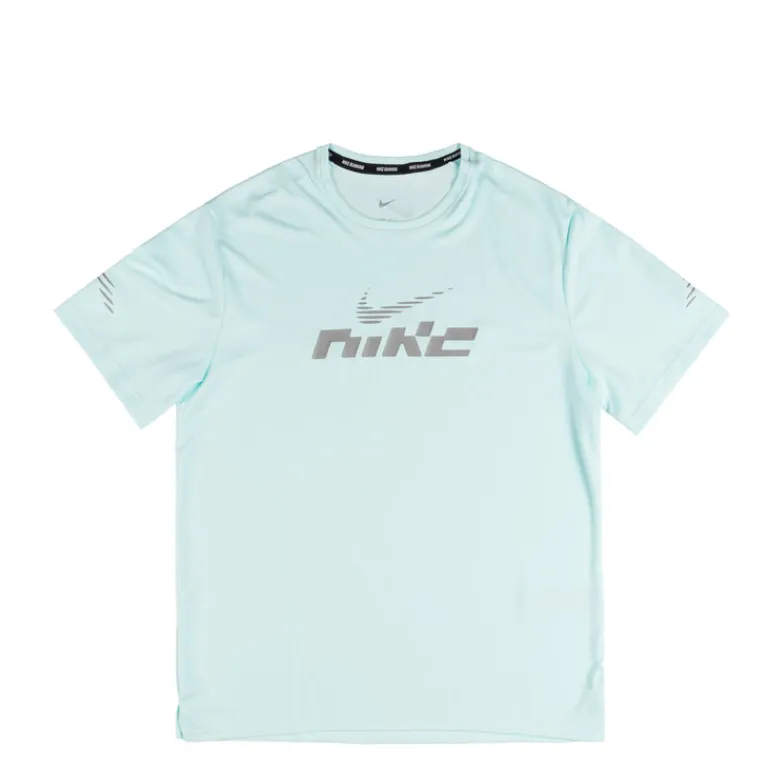 Nike Running|T-Shirts*Miler Flash Dri-FIT UV Short-Sleeve Running Top Glacier Blue / Reflective Silver