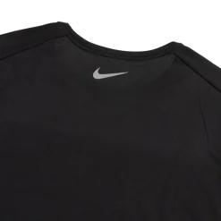 Nike Running|T-Shirts*Miler Flash Dri-FIT UV Short-Sleeve Running Top Black / Reflective Silver