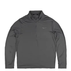 Nike Running|T-Shirts*Pacer Dri-Fit 1/2-Zip Running Top Smoke Grey / Reflective Silver