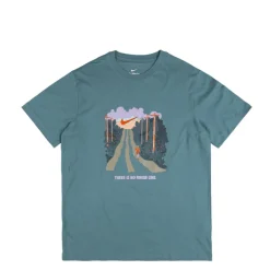 Nike T-Shirts*Running T-Shirt *There Is No Finish Line* Smokey Blue