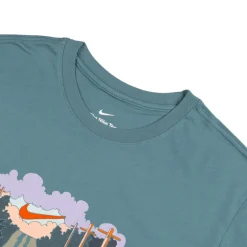 Nike T-Shirts*Running T-Shirt *There Is No Finish Line* Smokey Blue