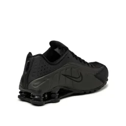 Nike Sneakers Végétaliens|Chaussures De Running Retro*Shox R4 Black / Black / Black / Bright Crimson