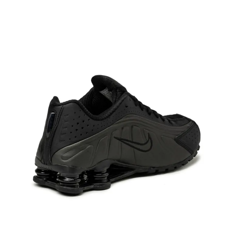 Nike Sneakers Végétaliens|Chaussures De Running Retro*Shox R4 Black / Black / Black / Bright Crimson