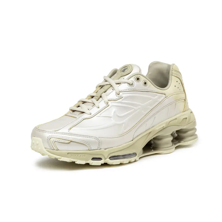 Nike Sneakers En Cuir|Chaussures De Running Retro*Shox Ride 2 PRM Metallic Silver / Light Khaki / Desert Khaki / Khaki
