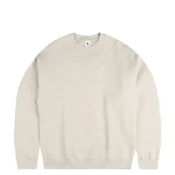 Nike Pullover*Solo Swoosh Crewneck Light Bone / White