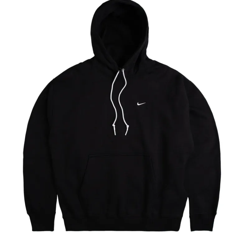 Nike Sweats À Capuche*Solo Swoosh Hoodie Black / White