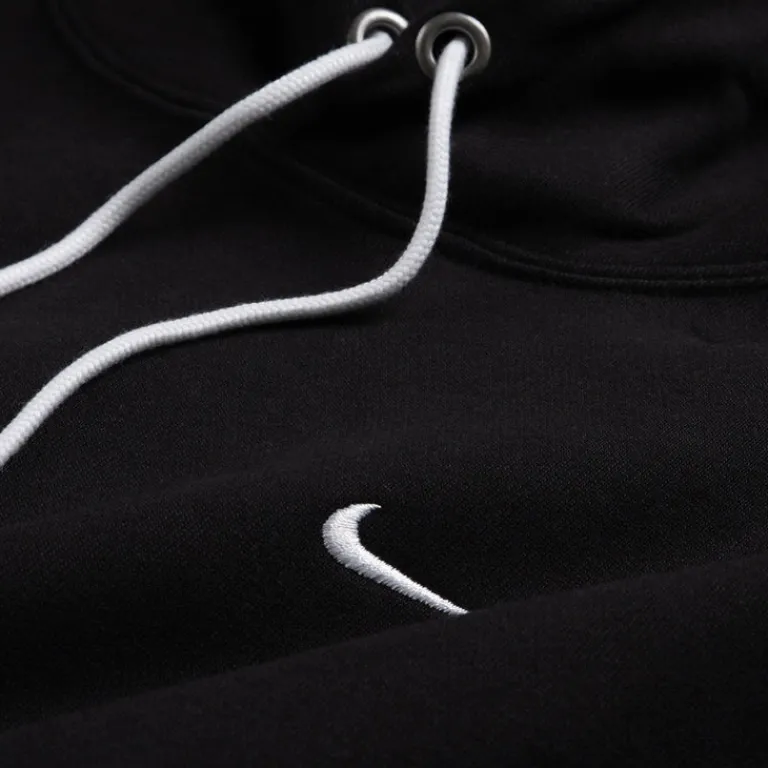 Nike Sweats À Capuche*Solo Swoosh Hoodie Black / White
