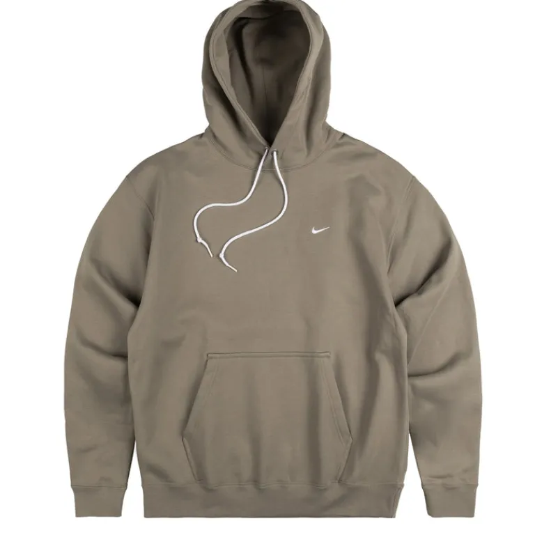 Nike Sweats À Capuche*Solo Swoosh Hoodie Light Arny / White