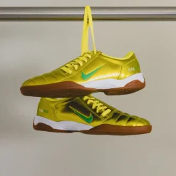 Nike Sneakers En Cuir*T90 SP Dynamic Yellow / Green Spark / Gum Med Brown