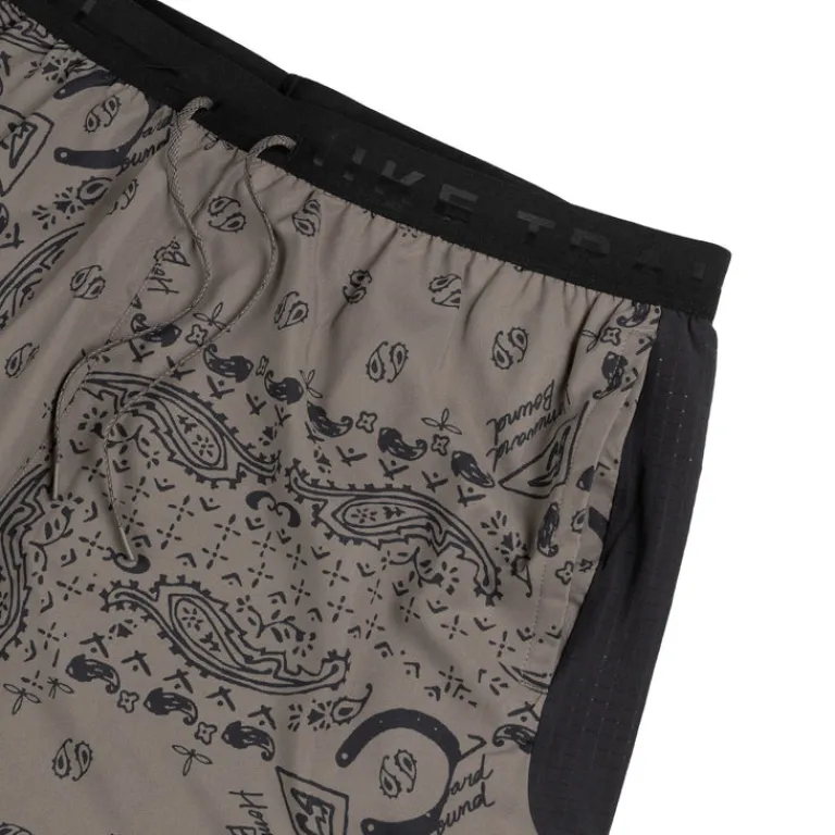 Nike Running|Shorts*Trail Dri-FIT 6" Brief-Lined Running Shorts Cave Stone / Black